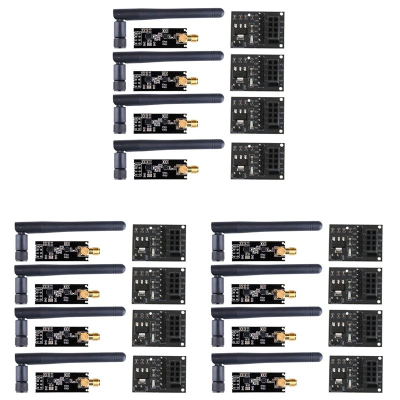 Nrf24L01 Module Wireless - Беспроводной модуль NRF24L01+PA+LNA с антенной, 12