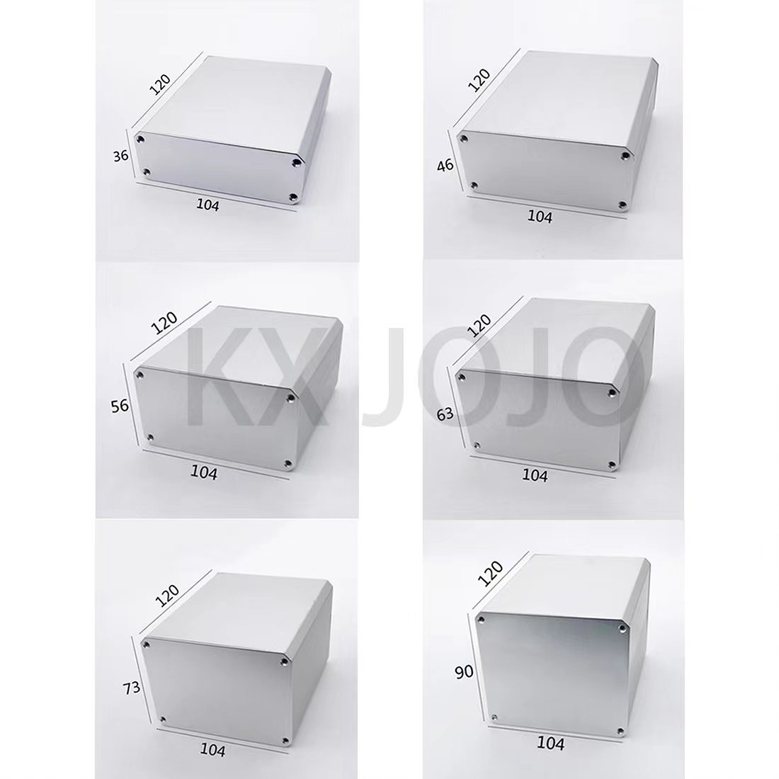 Diy Electronics Box - Алюминиевый корпус 104*36/46/56/63/73/90*120 мм