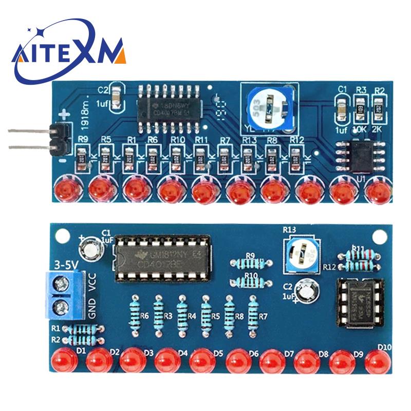 Diy Electronics Learning Kit - Наборы умной электроники Ne555 + CD4017,