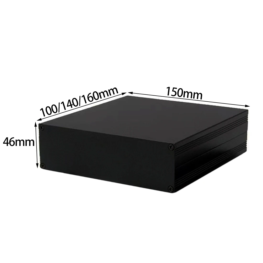 Diy Electronics Box - Алюминиевый Корпус 150*46*100/140/160 мм, водонепроницаемый раздельный