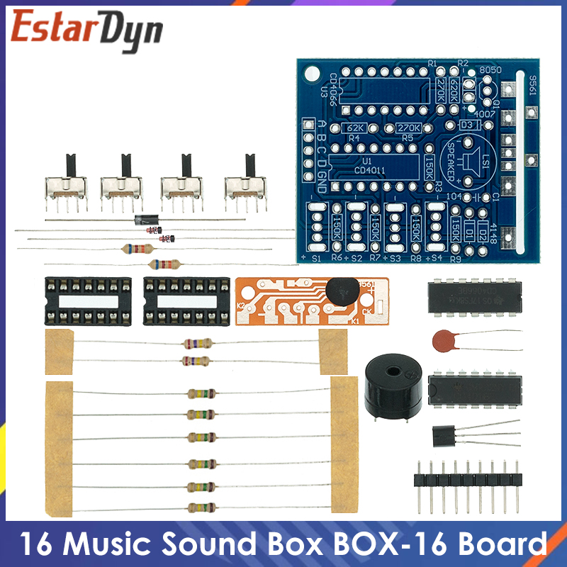 Diy Electronics Learning Kit - Музыкальный звуковой модуль BOX-16 (16 тонов),
