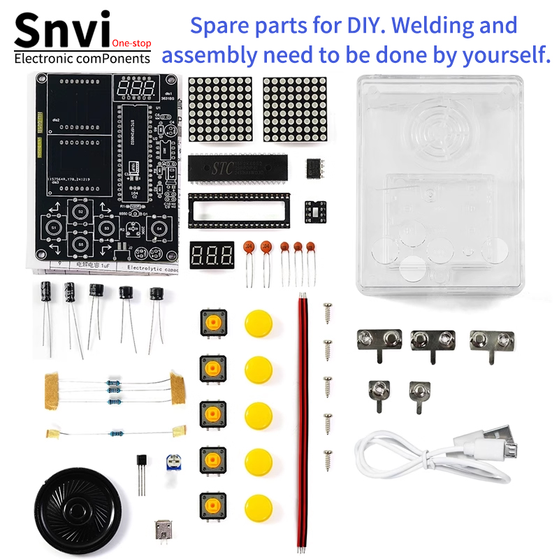 Diy Electronics Game - Набор для сборки игровой консоли Snvi