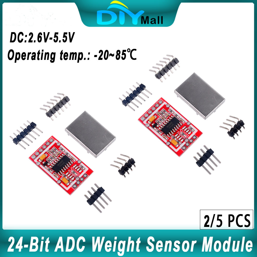 Diy Electronics Load Cell - 2/5 шт. HX711 24-битный модуль датчика