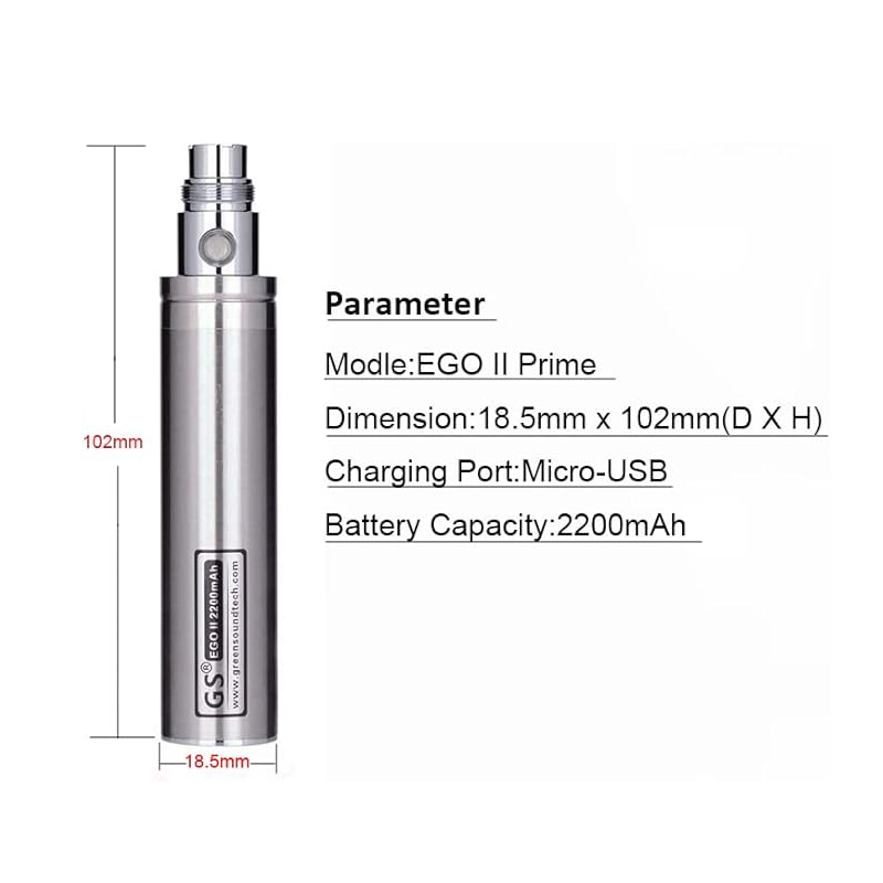 Электронная сигарета GS eGo II – обзор и цена Diy Vape Electronics