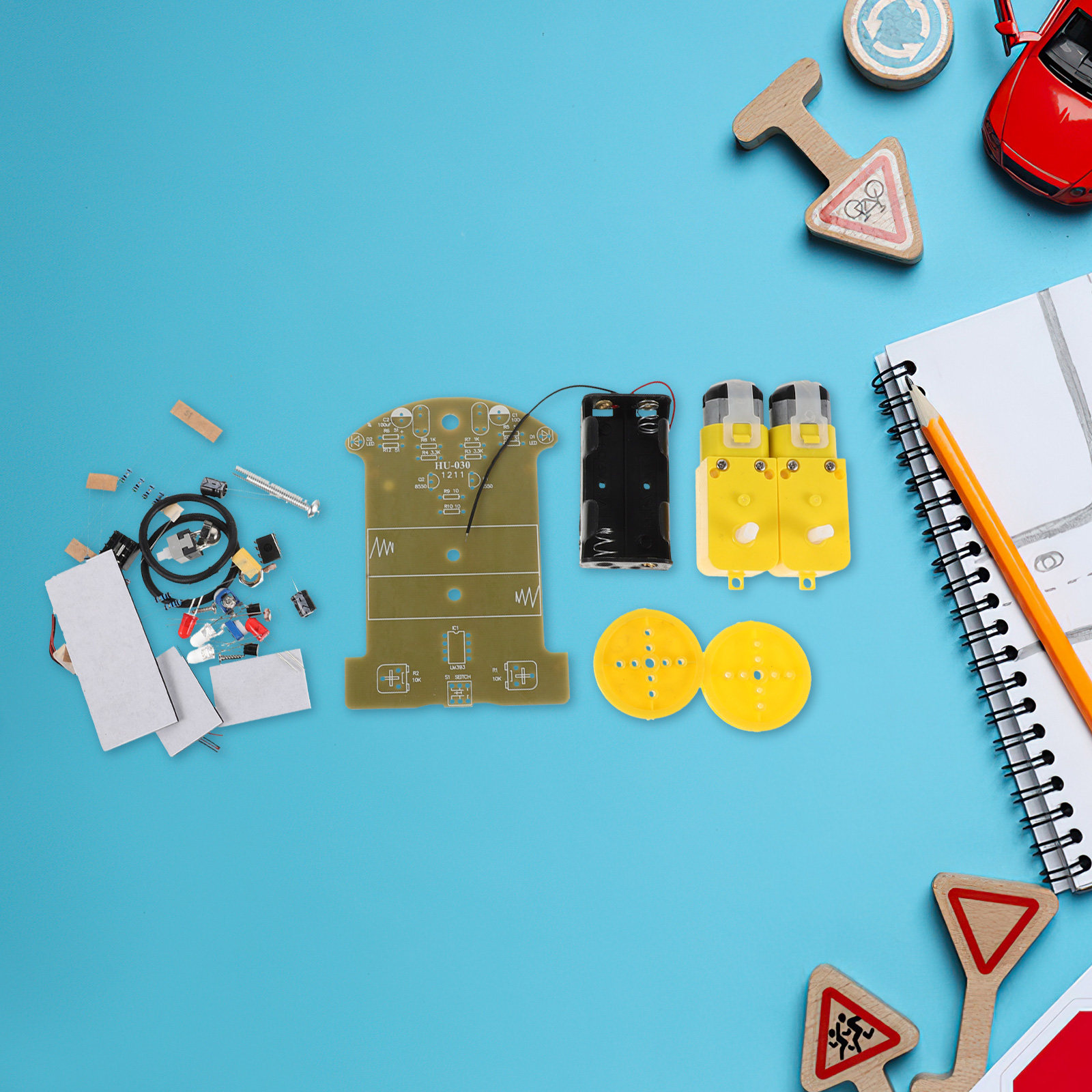 1 комплект умного автомобильно – обзор и цена Diy Electronics Learning Kit