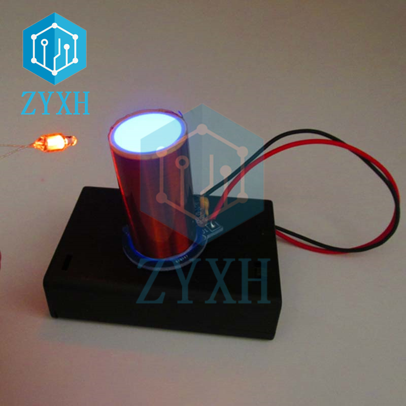 Мини-Катушка Тесла, электронны – обзор и цена Diy Electronics Box