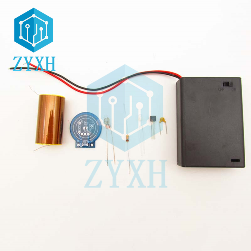 Мини-Катушка Тесла, электронны – обзор и цена Diy Electronics Box